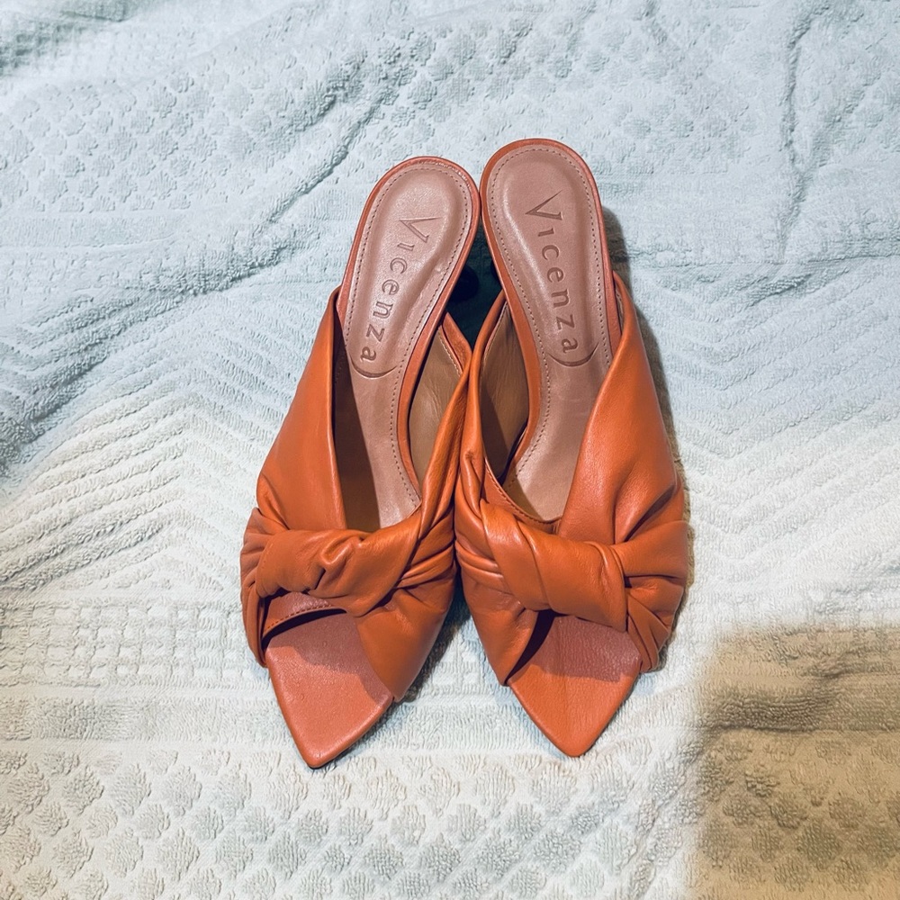 Anthropologie Vincenza Mules NWOT